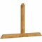 Ekena Millwork Portland Rough Sawn Timber Gable Bracket, Western Red Cedar, 96"W x 56"H x 4"D x 6"F, 14/12 Pitch GBW096X56X0406POR00RWR - alternate 3
